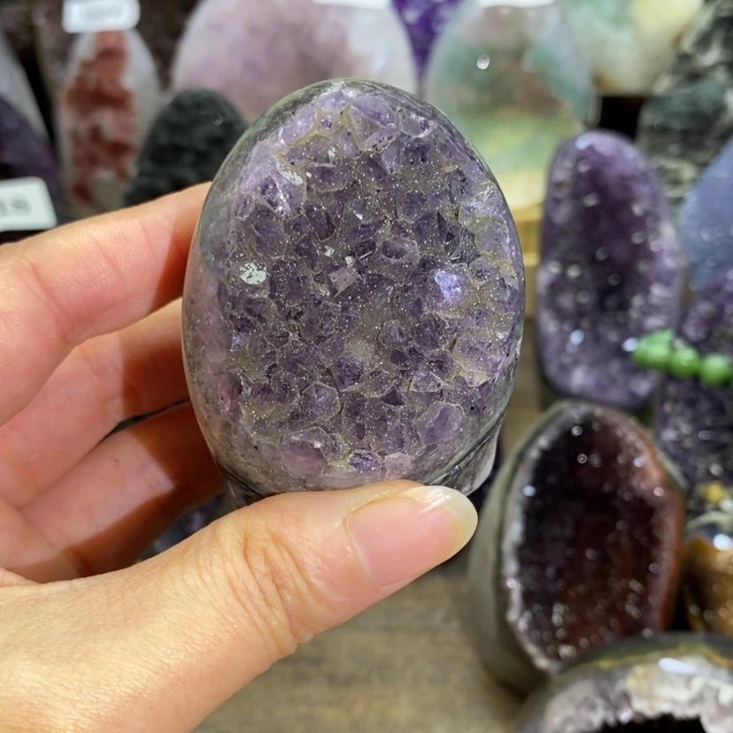 【闪购商品】未镶嵌大型摆件（非配饰）紫晶恢*