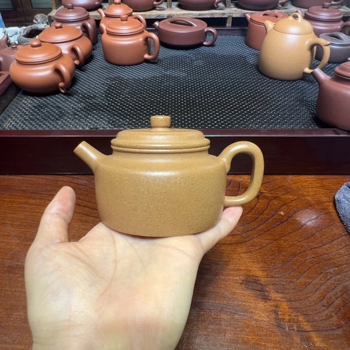 茶壶紫砂220毫升半手工制作工艺制作