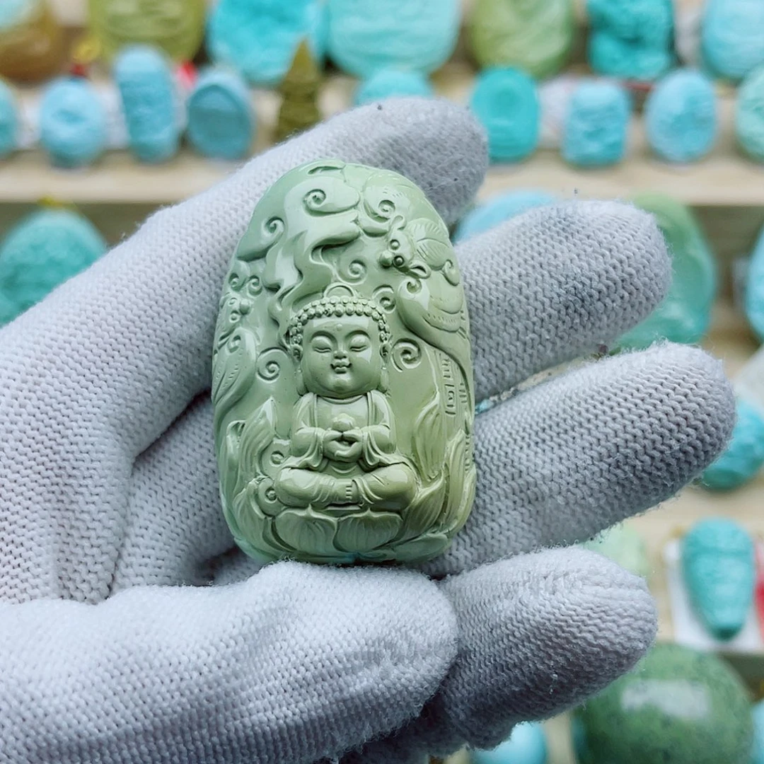 绿松石未镶嵌珠宝奇石