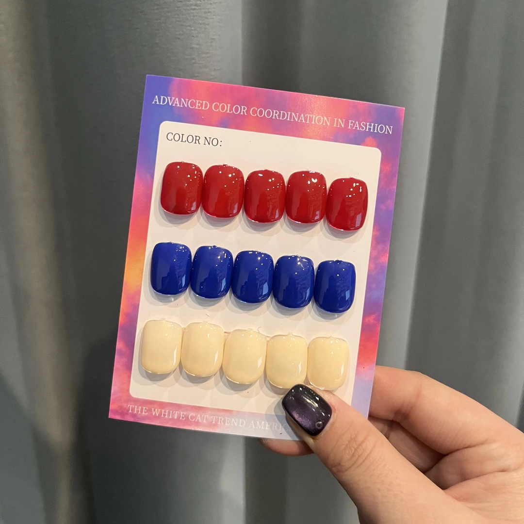 【蓝米红韵】套装高级感新年款美甲甲油胶显白指甲油独特百搭