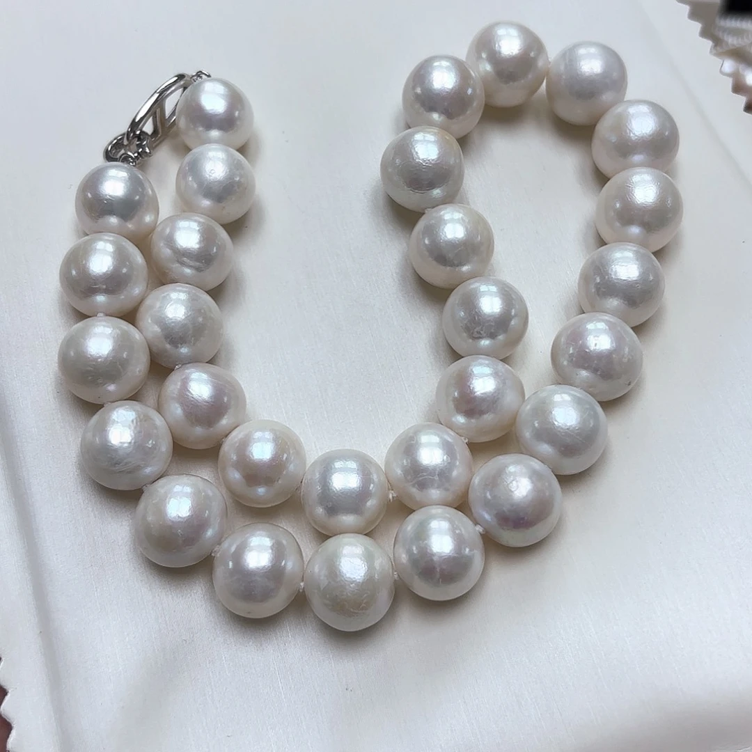 淡水珍珠未镶嵌颈饰14-16内 有核