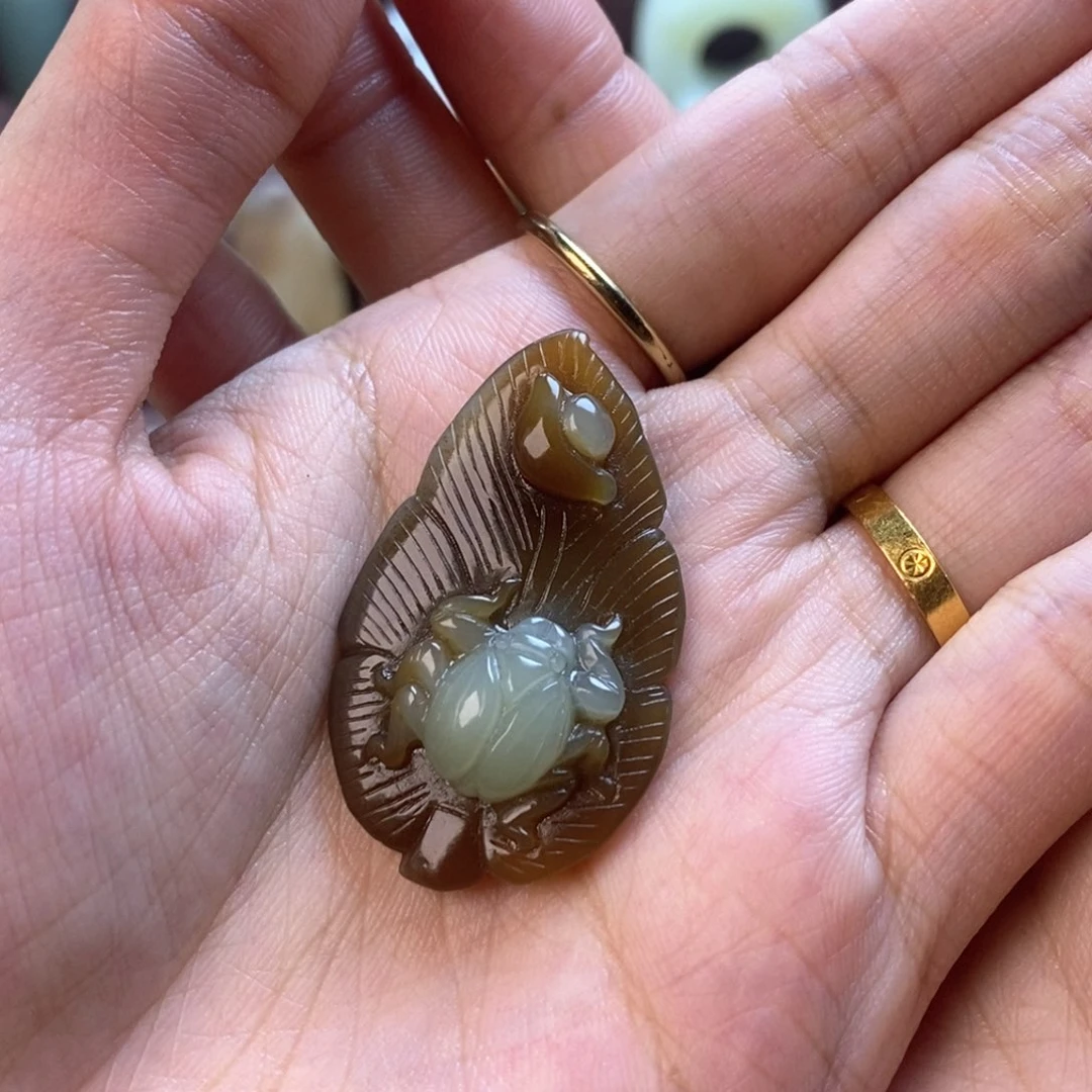 和田玉（糖玉）颈饰未镶嵌