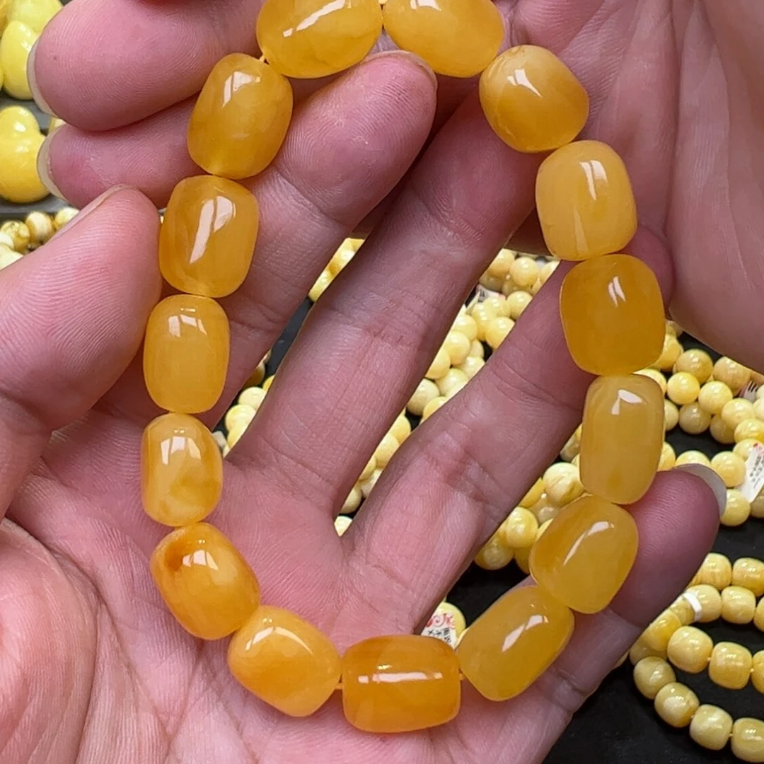 【闪购商品】琥珀珠宝奇石未镶嵌12mm18.2g