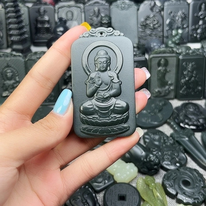 和田玉(青玉)颈饰未镶嵌W****安