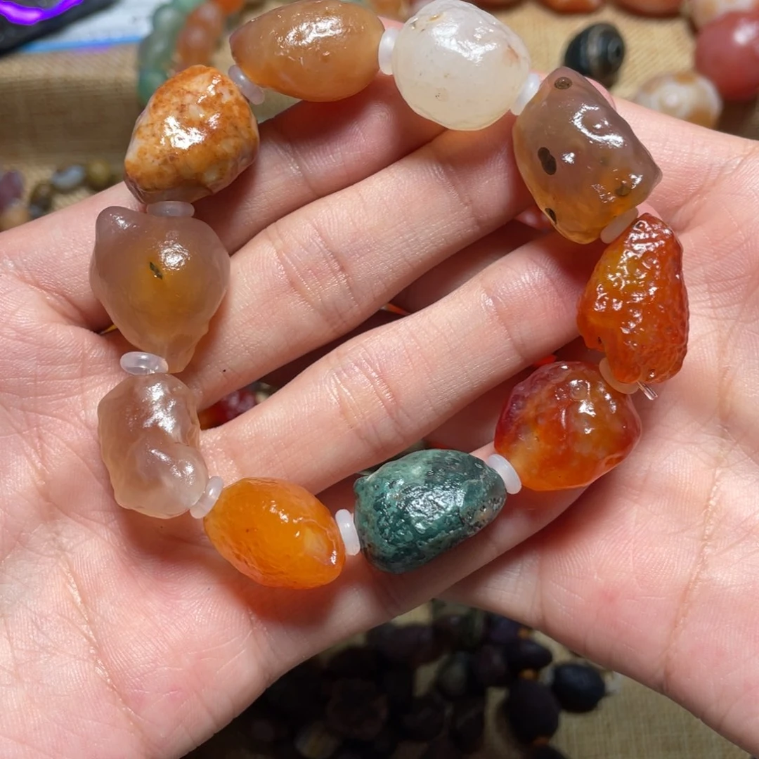 玛瑙/玉髓手链合金