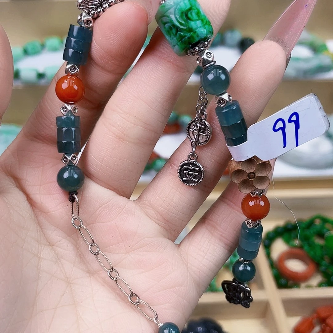 翡翠未镶嵌手链手链