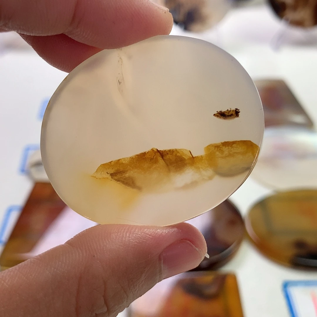未镶嵌玛瑙/玉髓珠宝半成品