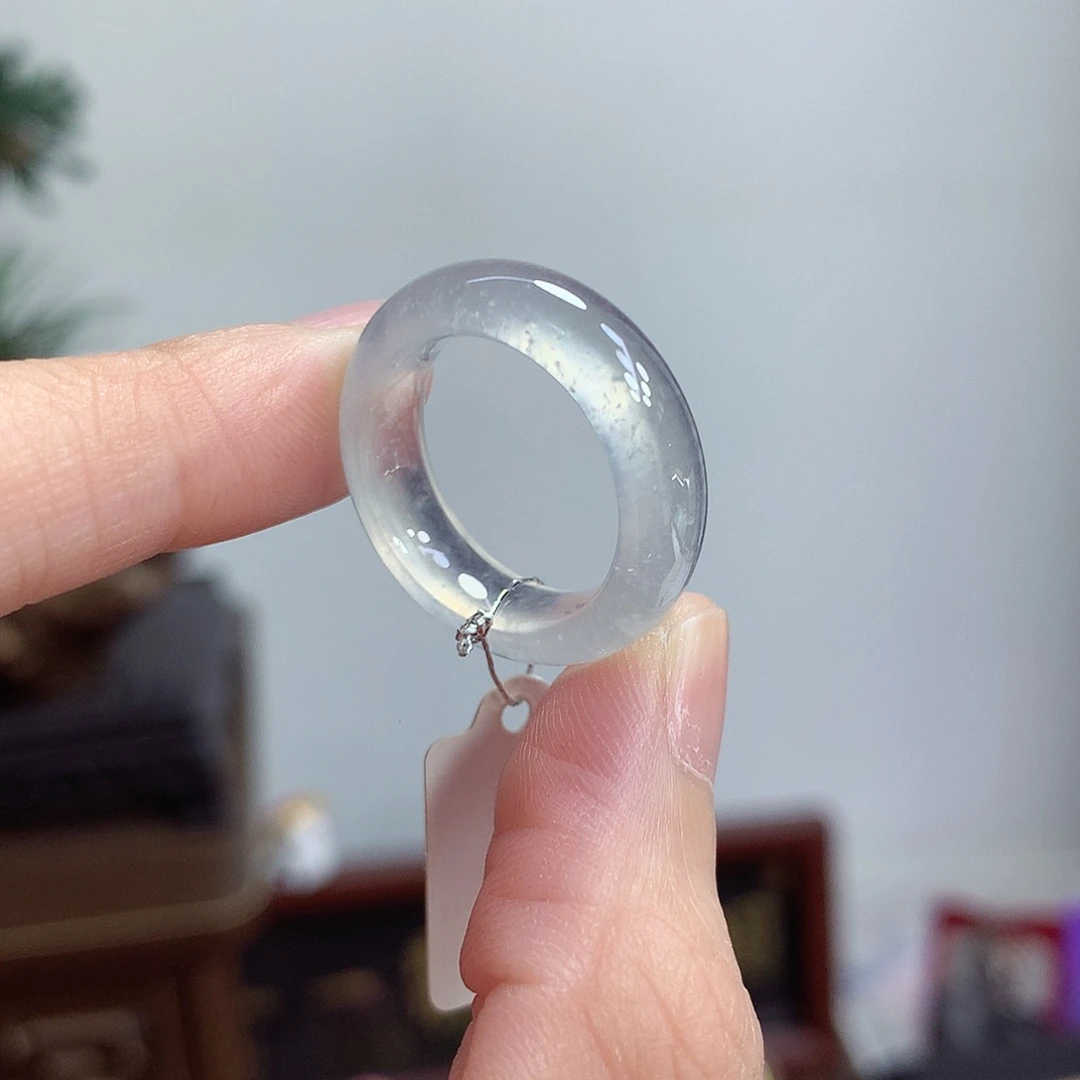 翡翠未镶嵌戒指14号