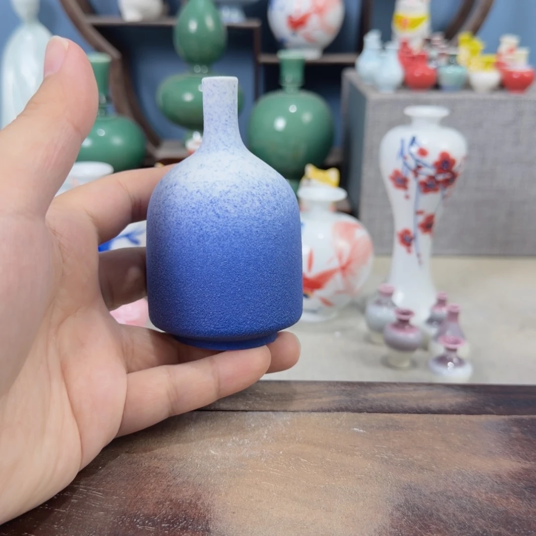 陶瓷手工小花器摆件