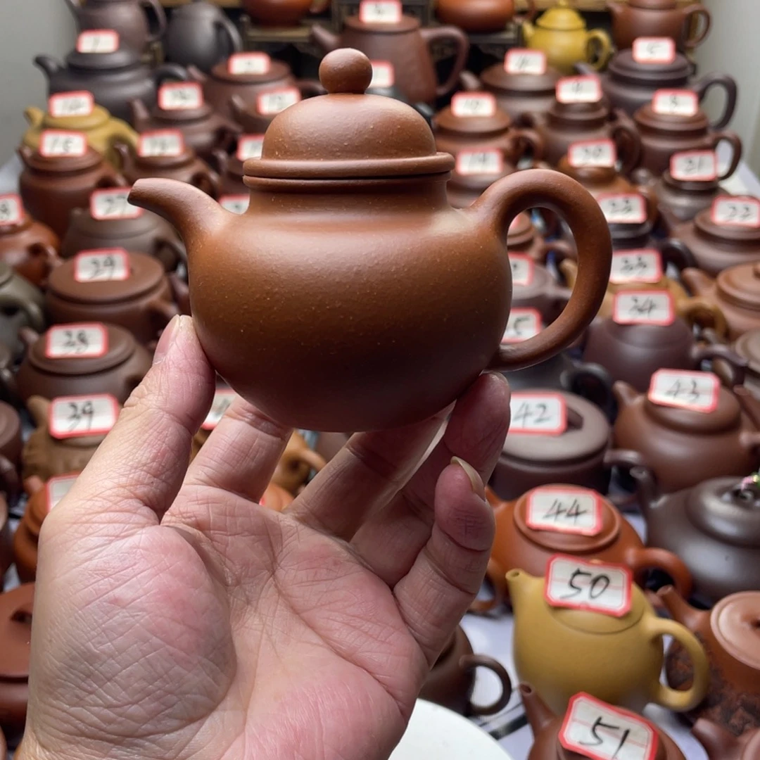 紫砂茶壶宜兴紫砂半手工