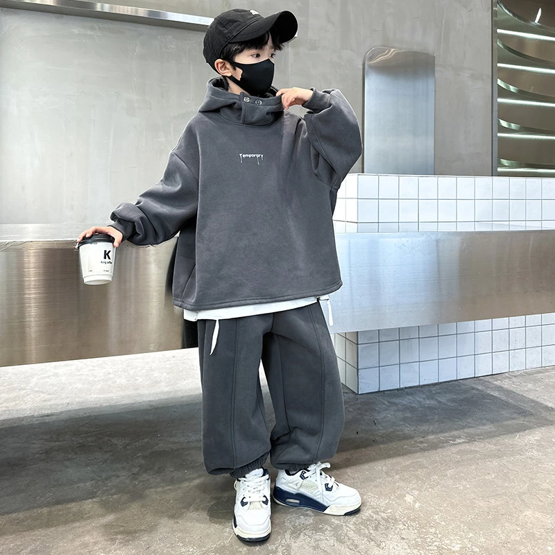 男童套装春秋季儿童帅气韩版春装2025新款中大童春季衣服潮酷时髦