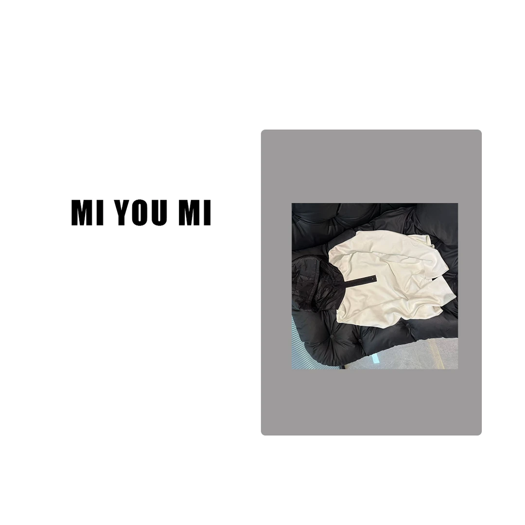 MI YOU MI 2024秋季 小众设计款休闲百搭连帽卫衣