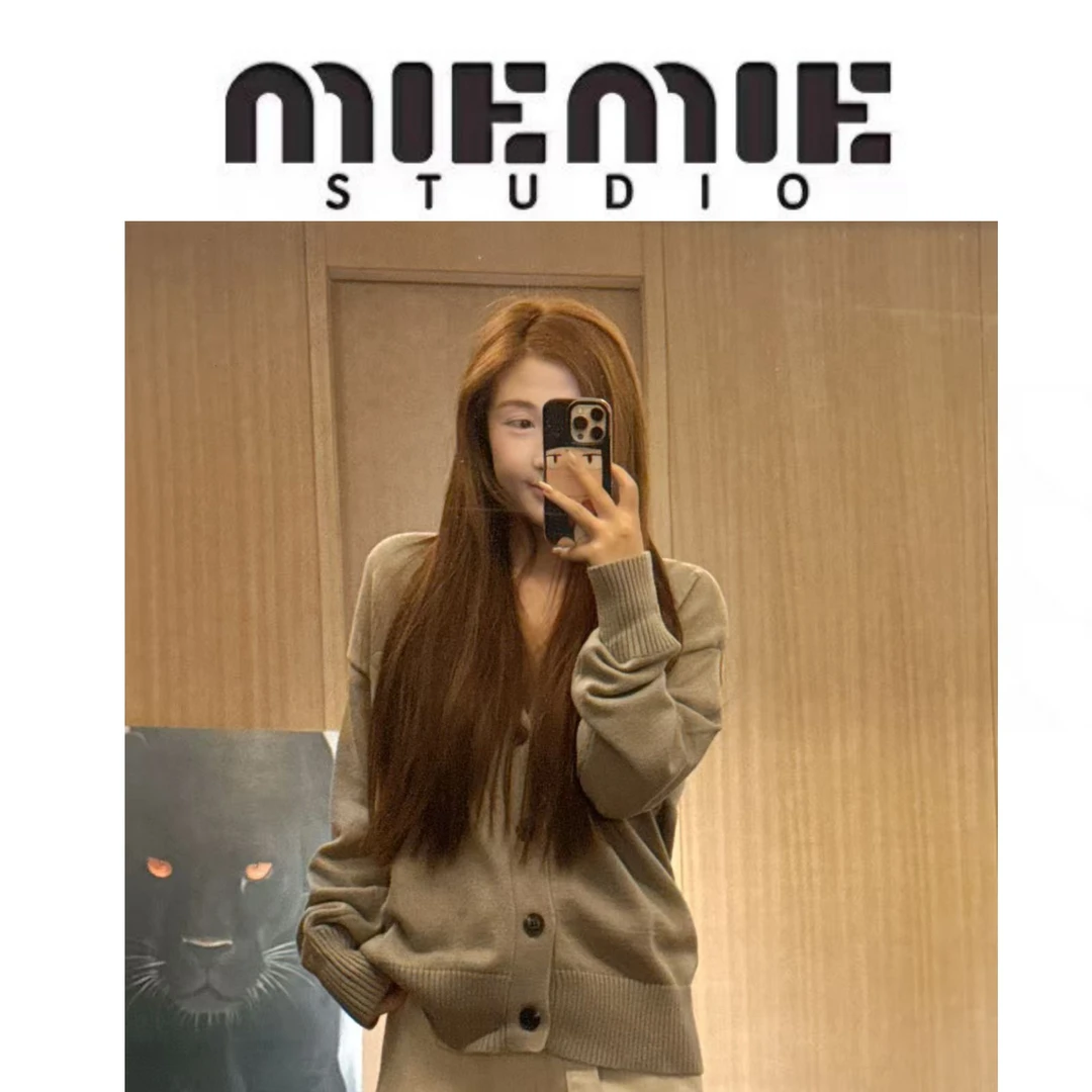 【爱灰绿】好显白不撞色毛衣开衫