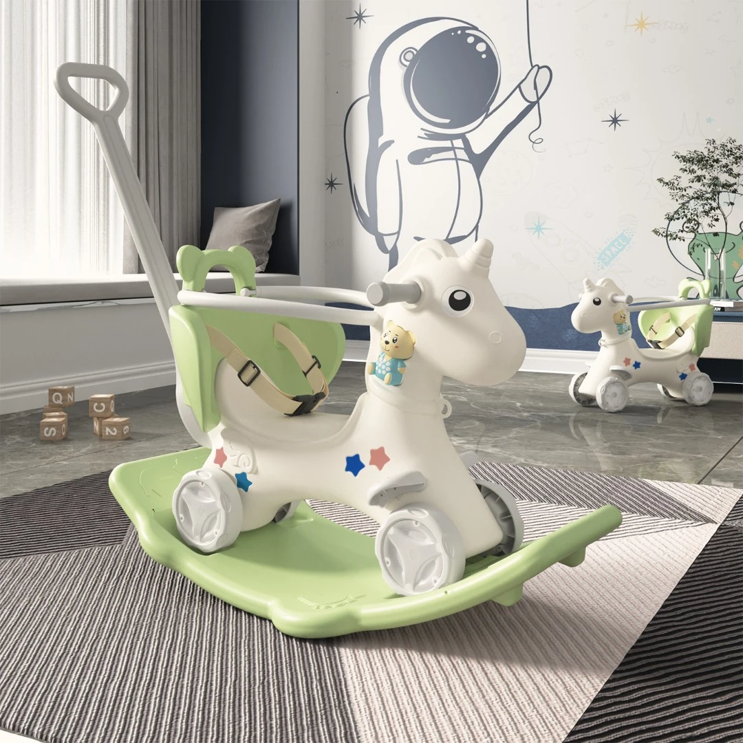 摇马木马儿童摇马婴儿宝宝溜溜车二合一周岁生日礼物玩具摇摇马