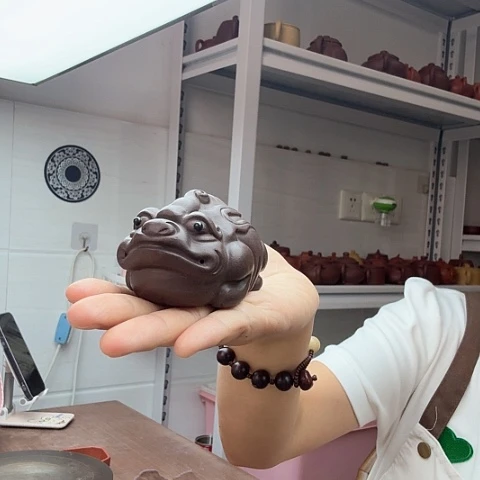 紫泥茶案貔貅茶宠