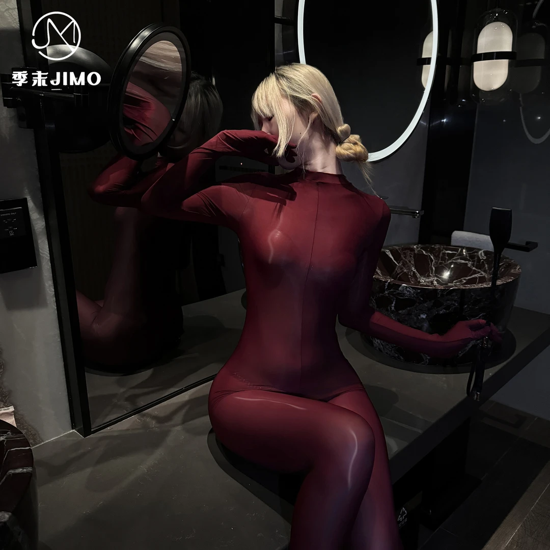 性感动漫夏季速干男女同款网红连体袜高弹透气塑形