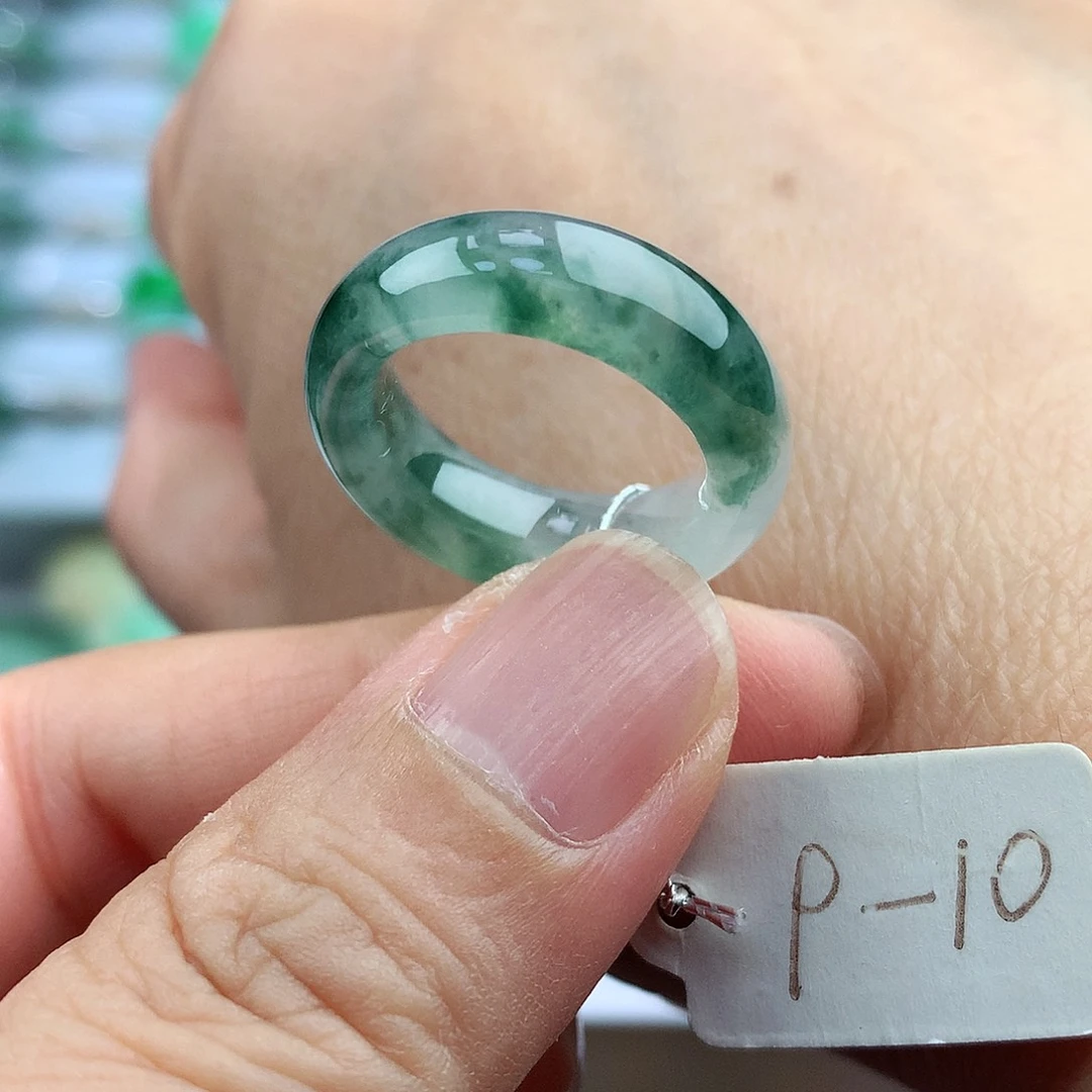 未镶嵌戒指翡翠9-10号