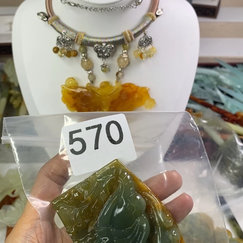 【闪购商品】岫玉发饰合金最**次