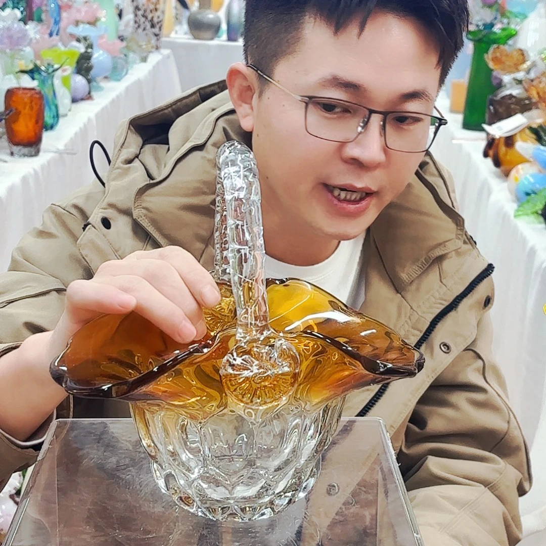 福利不退不退琉璃花瓶花瓶艺术品