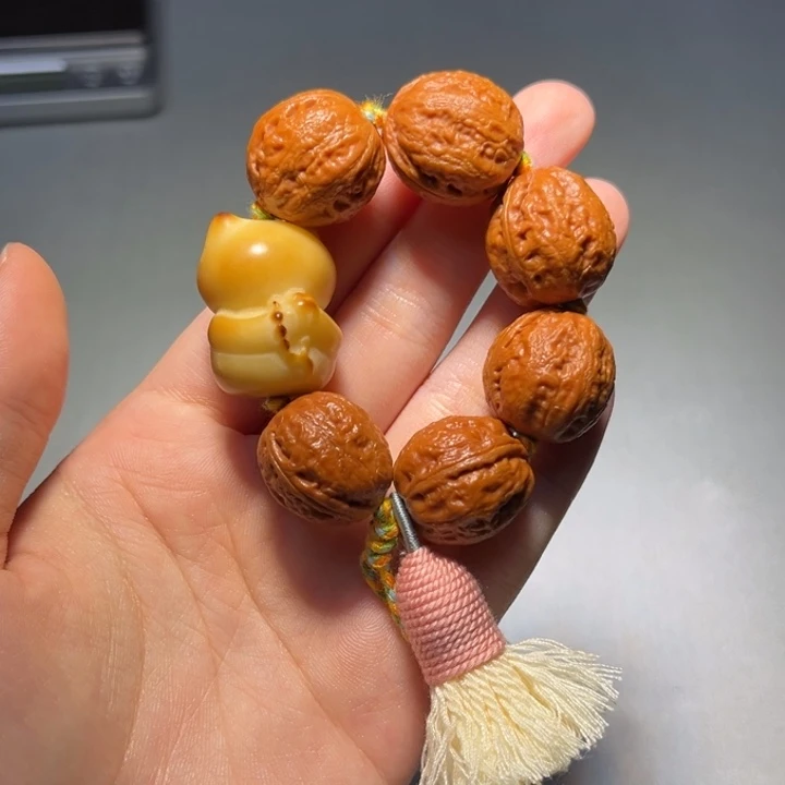 文玩核桃把件相思豆578