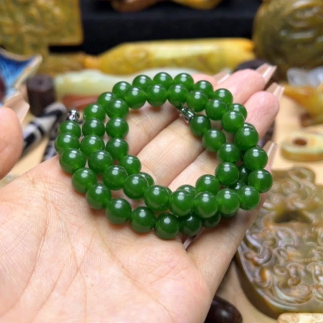 【闪购商品】蛇纹石玉未镶嵌颈饰