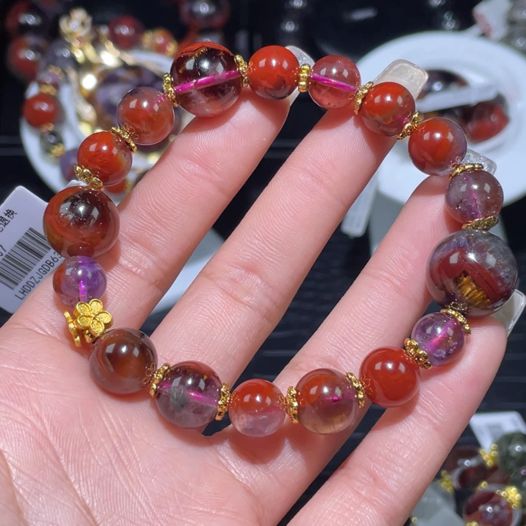 用***1水晶未镶嵌手链定制极光多宝手链