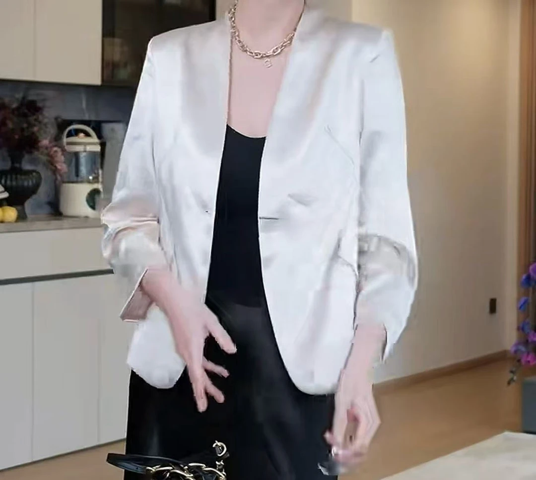 【格格专属】2566新款春秋气质西服外套时尚显瘦设计师小西服