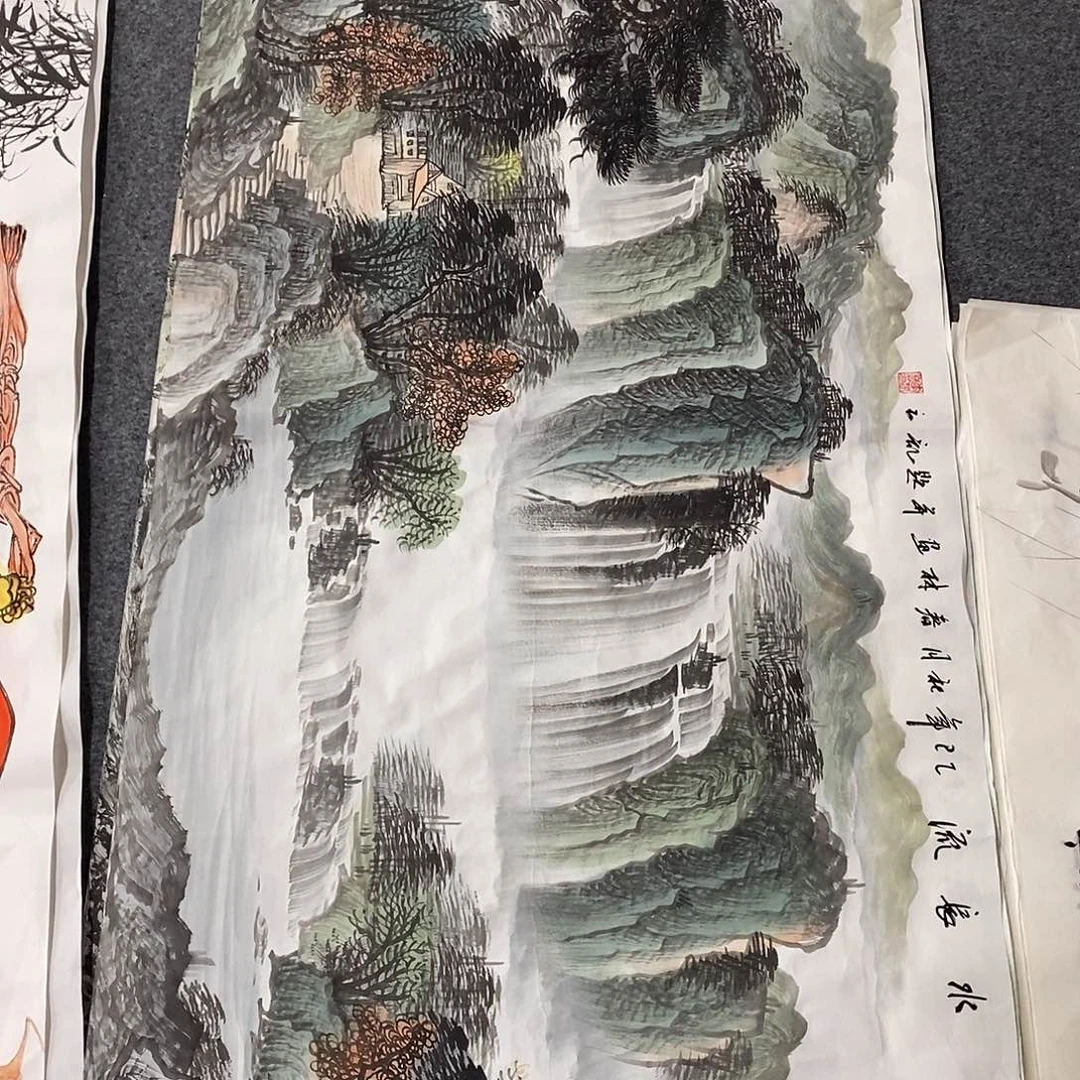 国画画画真的画画画