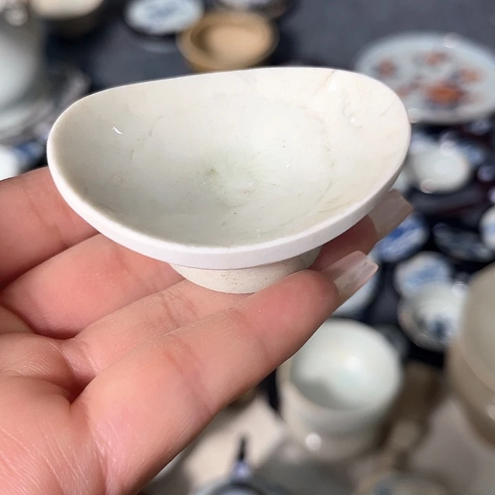 瓷片瓷片茶托喝茶非常不错
