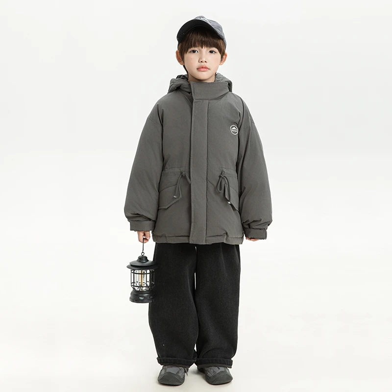 【2025清】oddtails男童保暖冬装加棉外套中大童棉衣儿童棉服QG2532