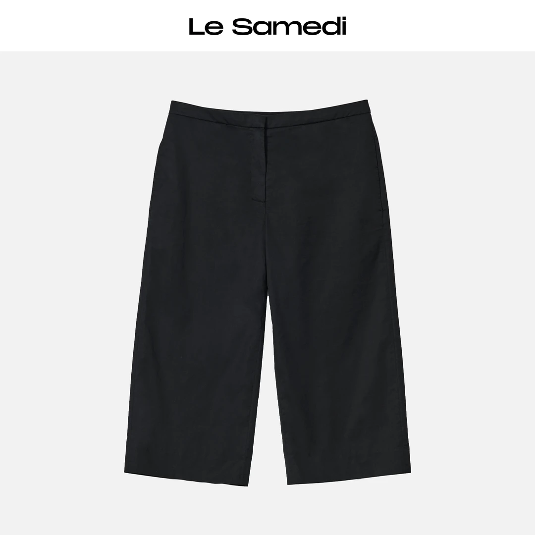 Le Samedi【卡普里裤】呼吸感百棉 千禧Y2K修身显瘦长腿比例七分裤