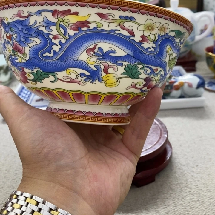 碗盘景德镇陶瓷厂生产的