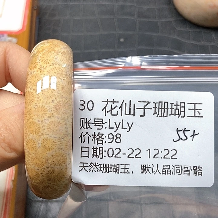硅化珊瑚（珊瑚玉）手镯未镶嵌L**y30