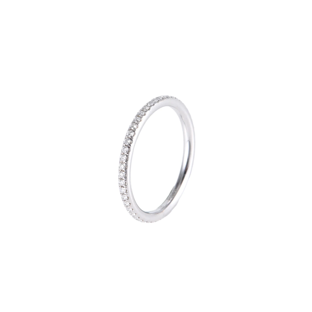 99新 Harry Winston/海瑞温斯顿 -288 小花6欢 单排全钻钻戒  51