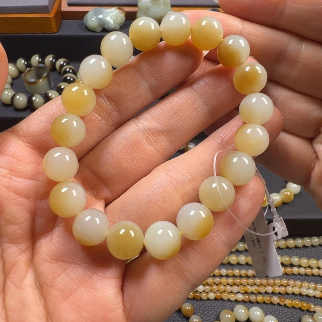 和田玉未镶嵌手链卡10