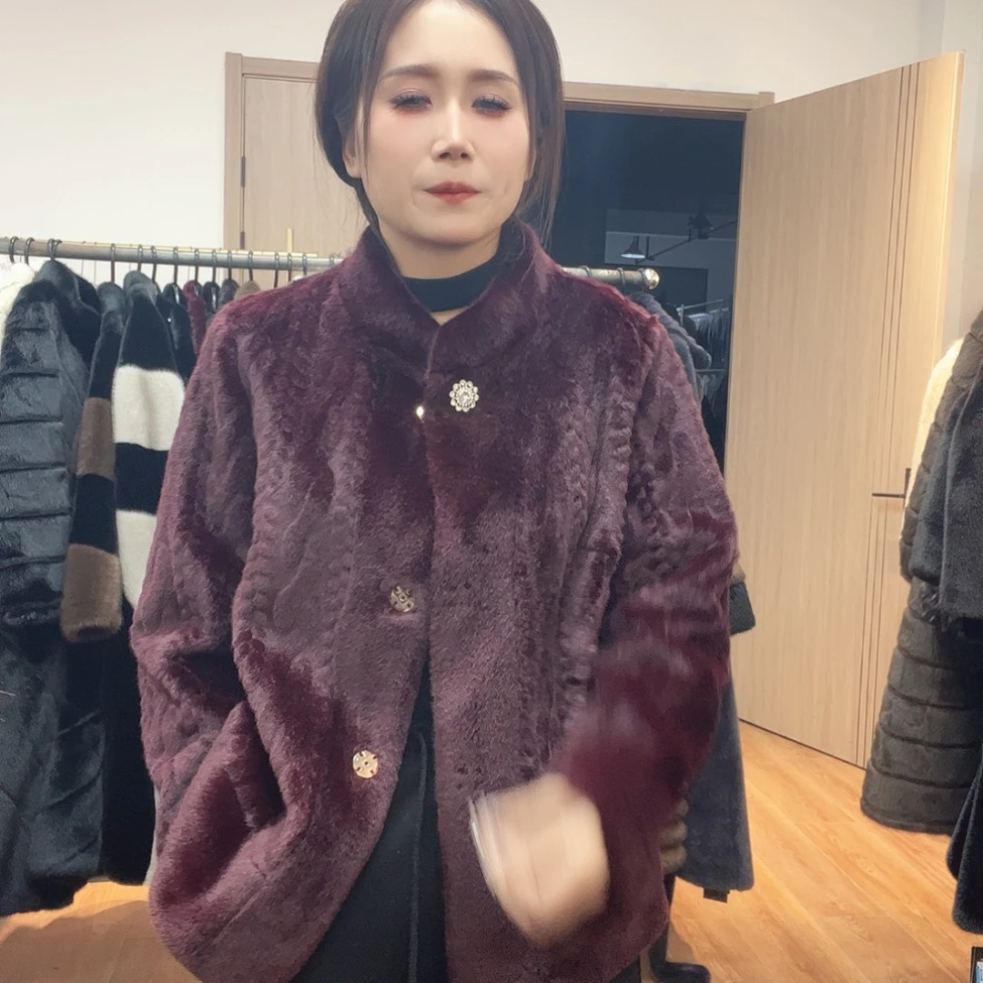 54号皮毛一体外套