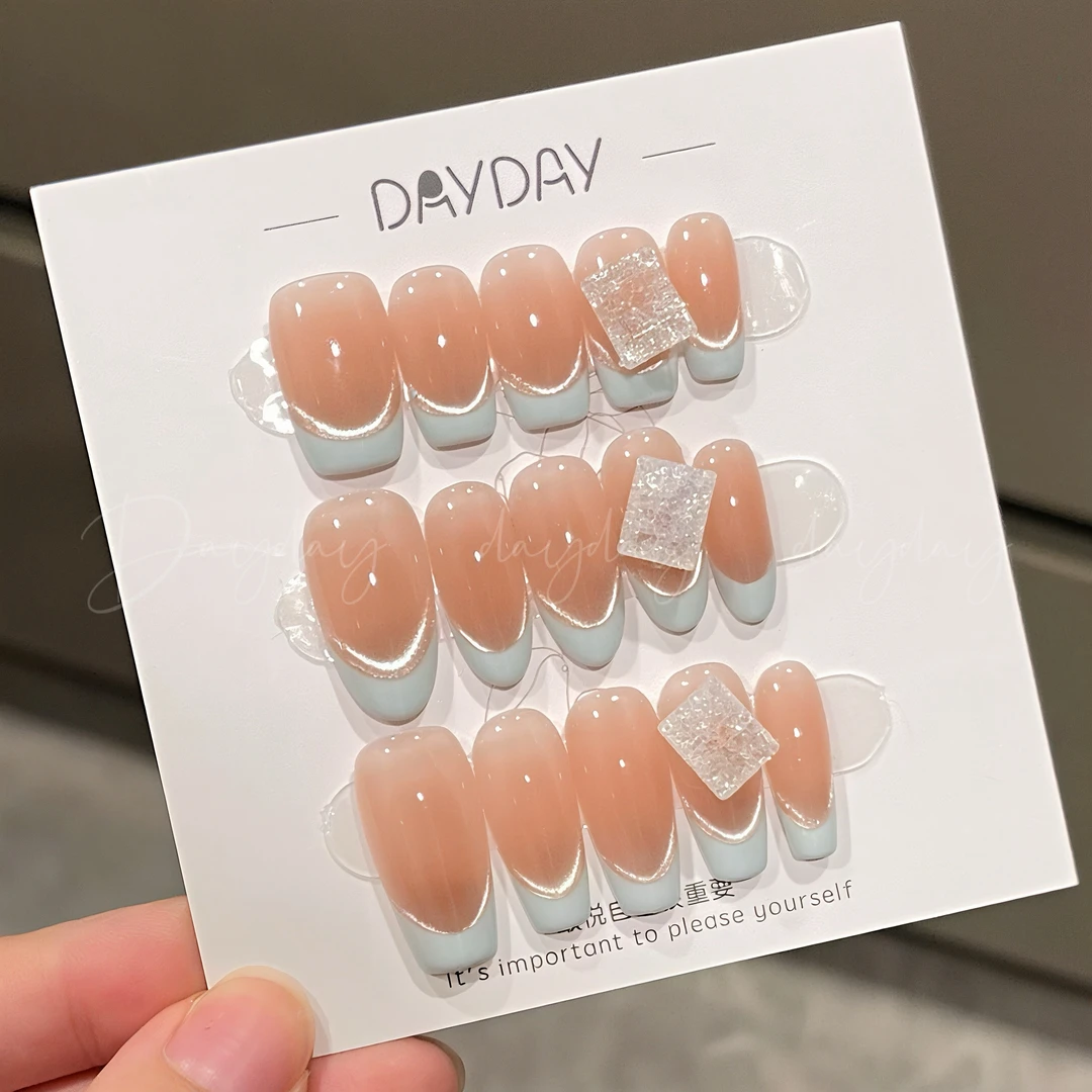 【小冰块】Dayday纯手工高端甲片原创穿戴甲美甲高级感