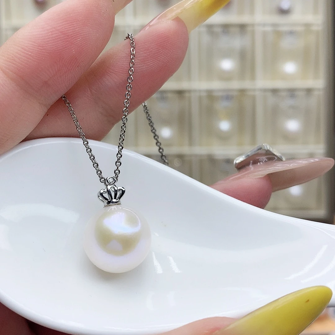 淡水珍珠合金颈饰