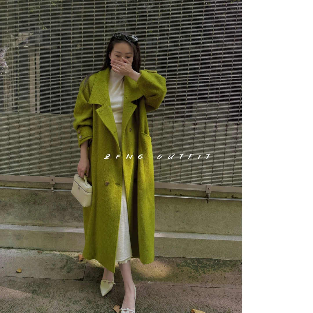 [杜蒙长廊VERTE]Modern Icon时髦单品系列女士三种领型廓形呢大衣