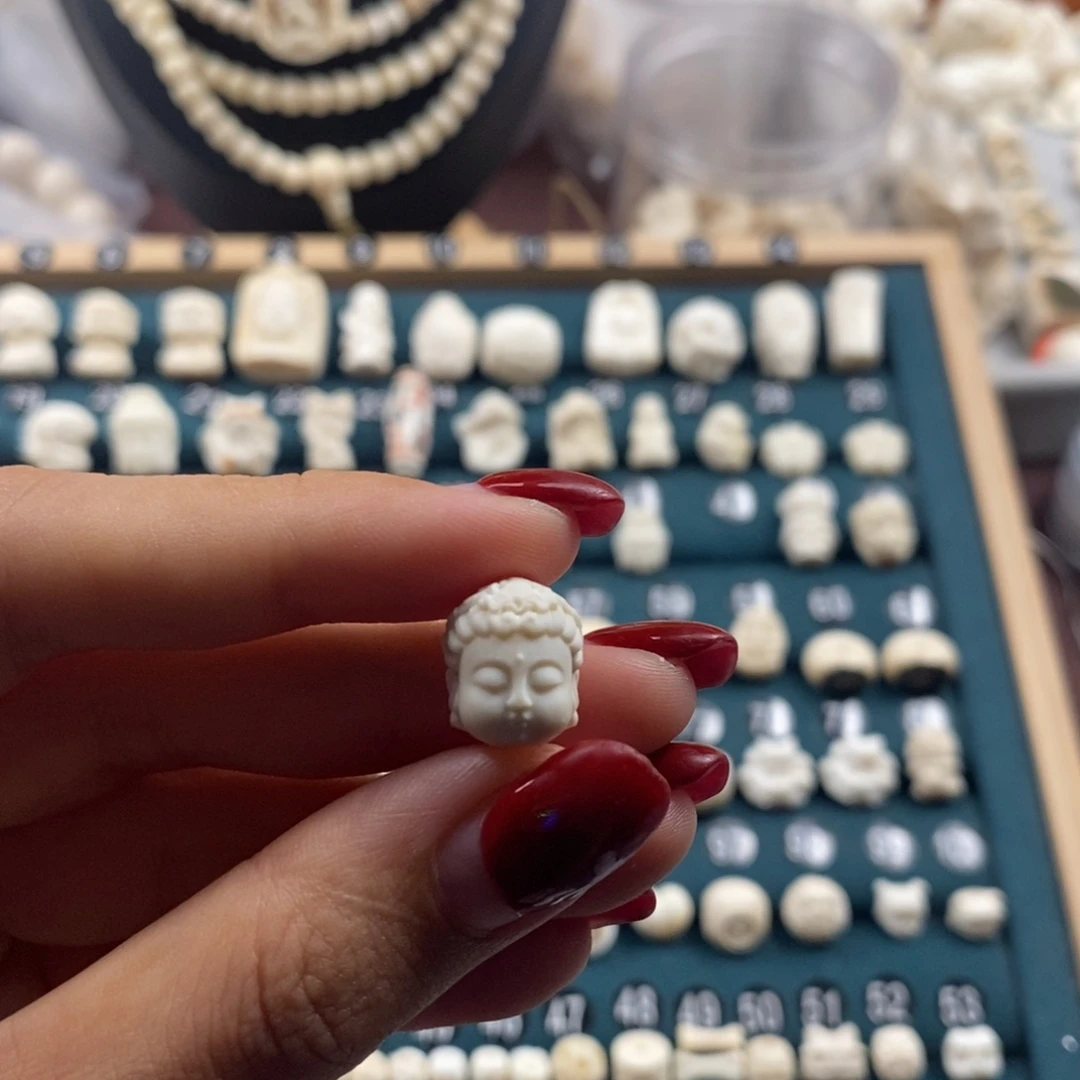 @***摇手串/手链/手镯猛犸象牙小佛