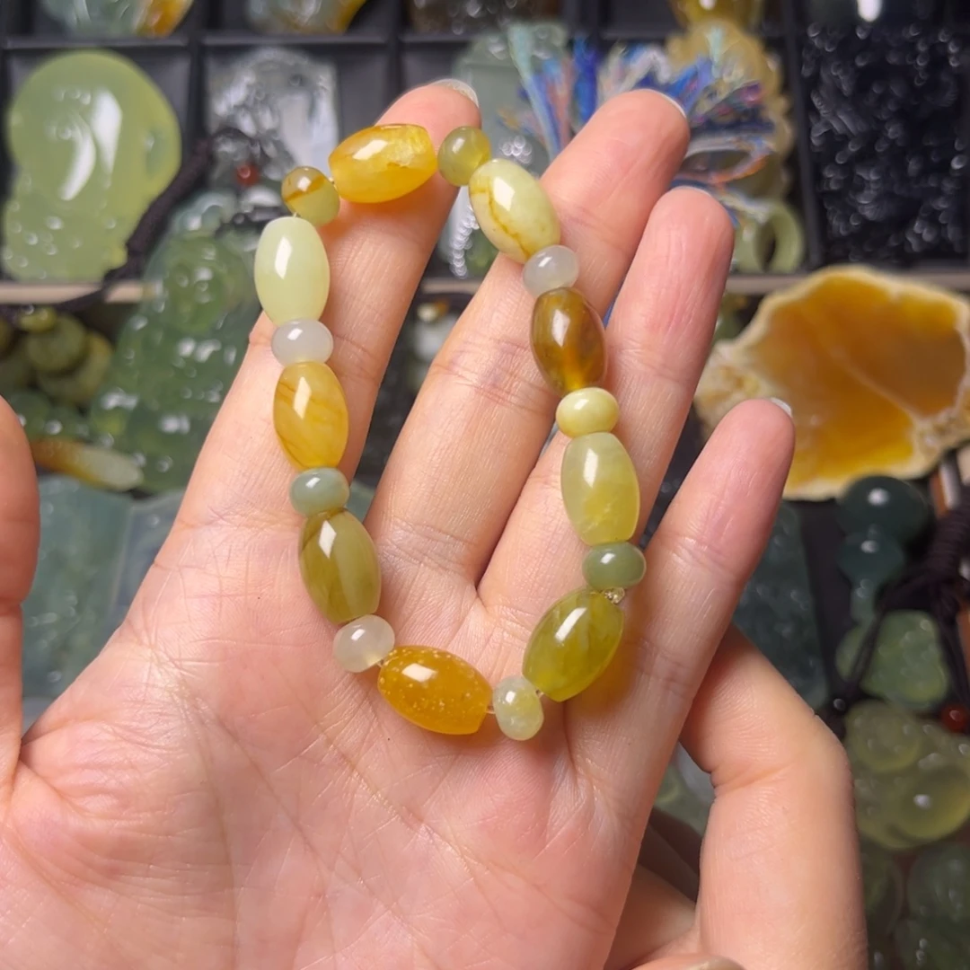 蛇纹石玉未镶嵌手串