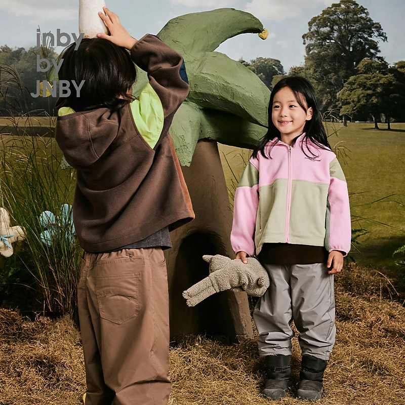 新款江南布衣童装连帽开襟卫衣24秋男女童1O9410820