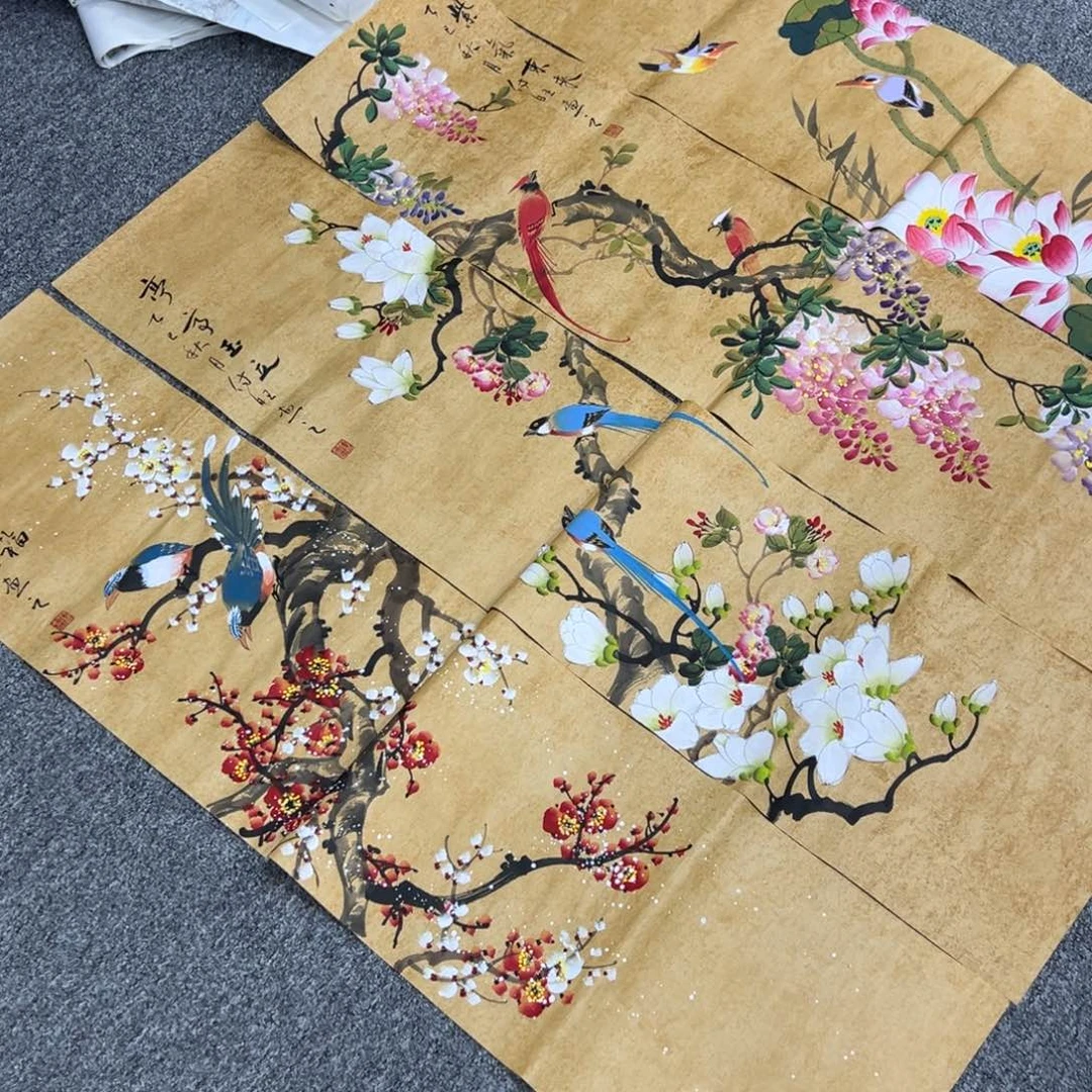 国画纯手绘字画宣纸