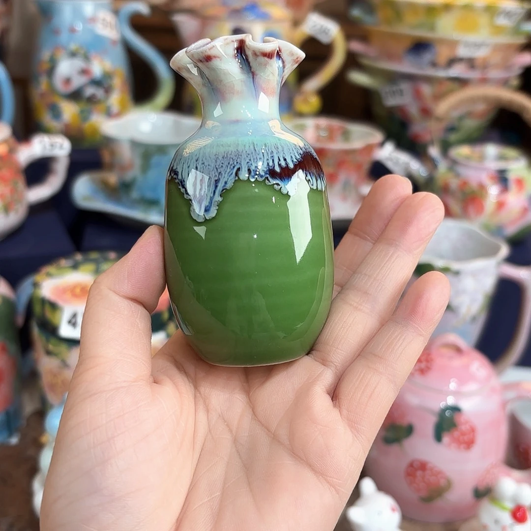 景德镇手绘高温釉下彩陶瓷茶具