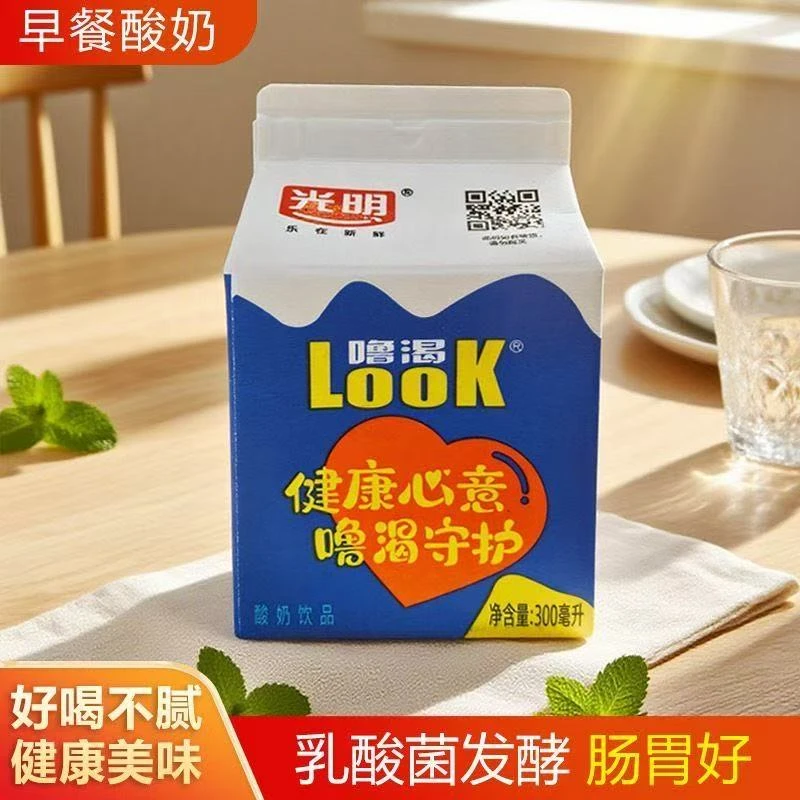 光明噜渴常温原味益生菌酸奶饮品营养美味适合早餐