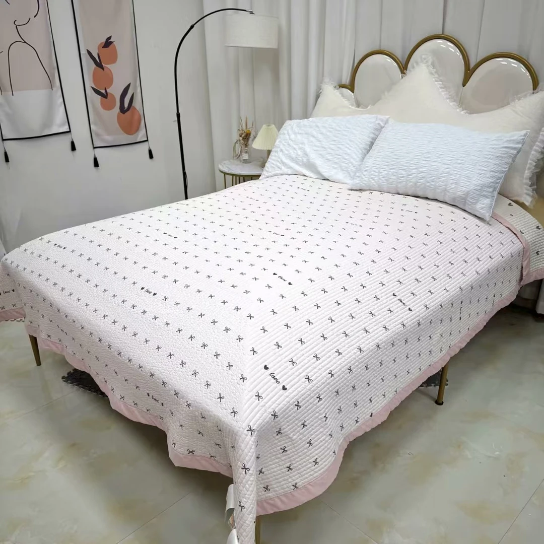 【可爱蝴蝶结】200*230秋冬四季多功能加厚床盖