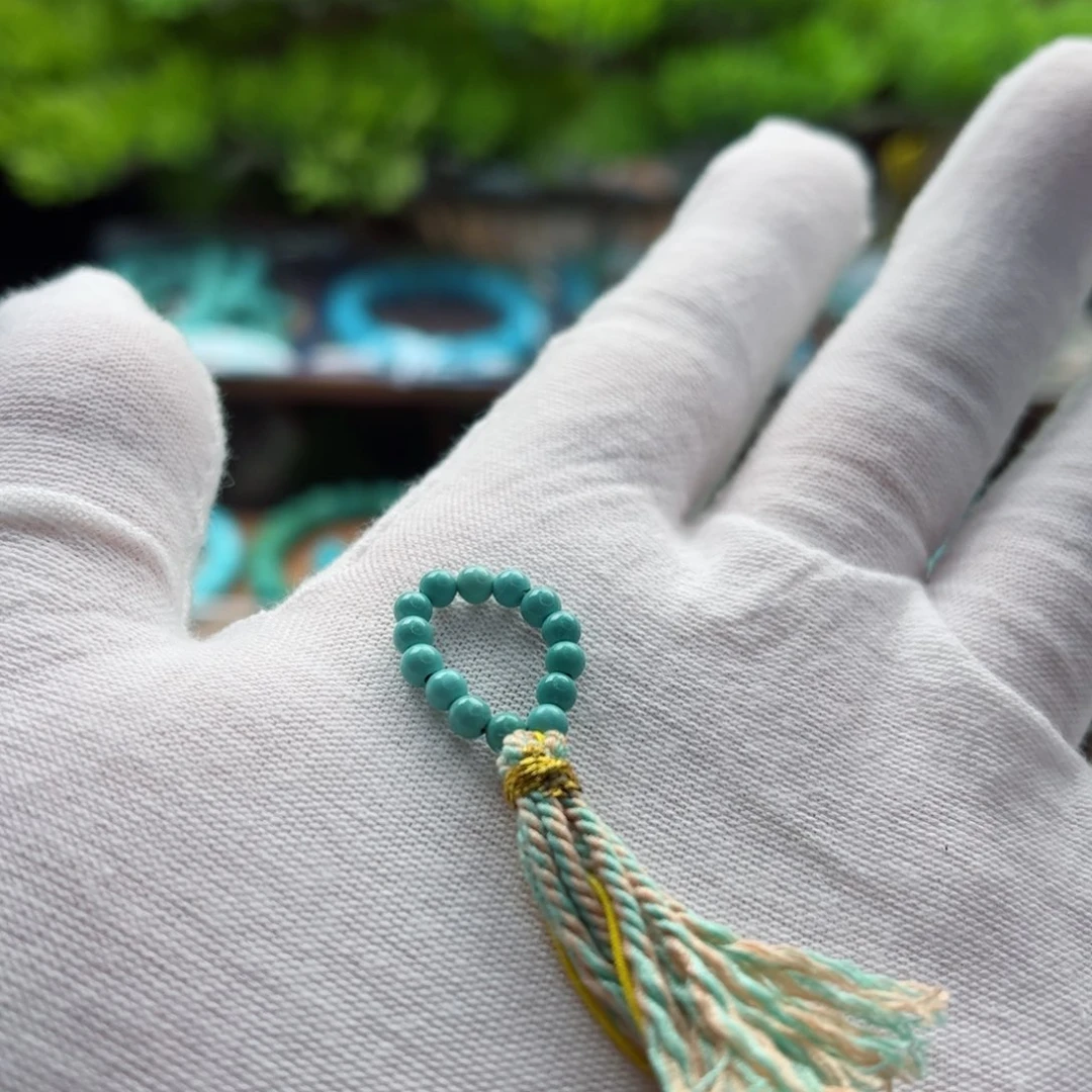 绿松石未镶嵌跑环尺寸2.6