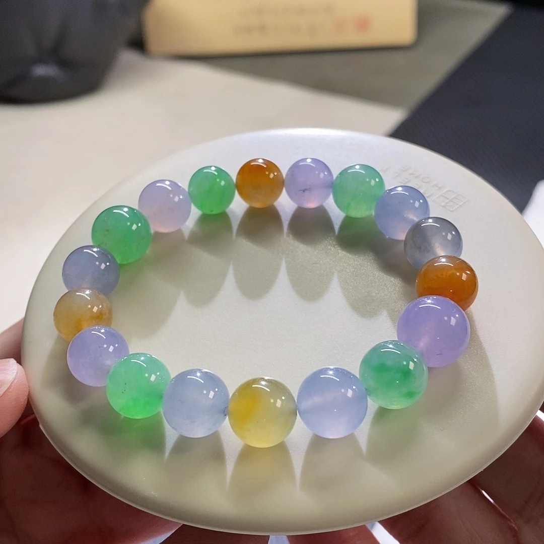 翡翠挂件未镶嵌多宝手串