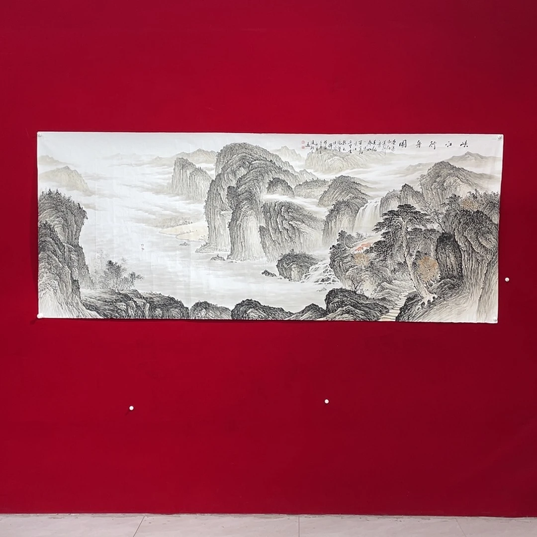 国画凌行志手绘作品