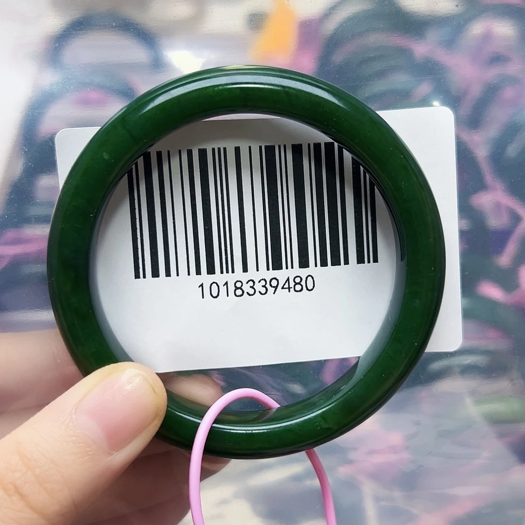 和田玉（碧玉）手镯未镶嵌61.2